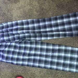 Plaid pajama pants